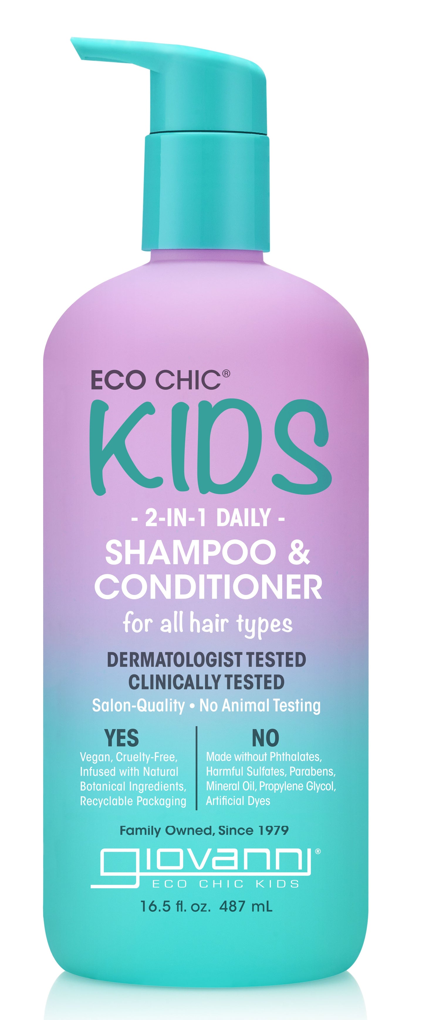 ECO-CHIC KIDS 2-IN-1 DAILY SHAMPOO & CONDITIONER